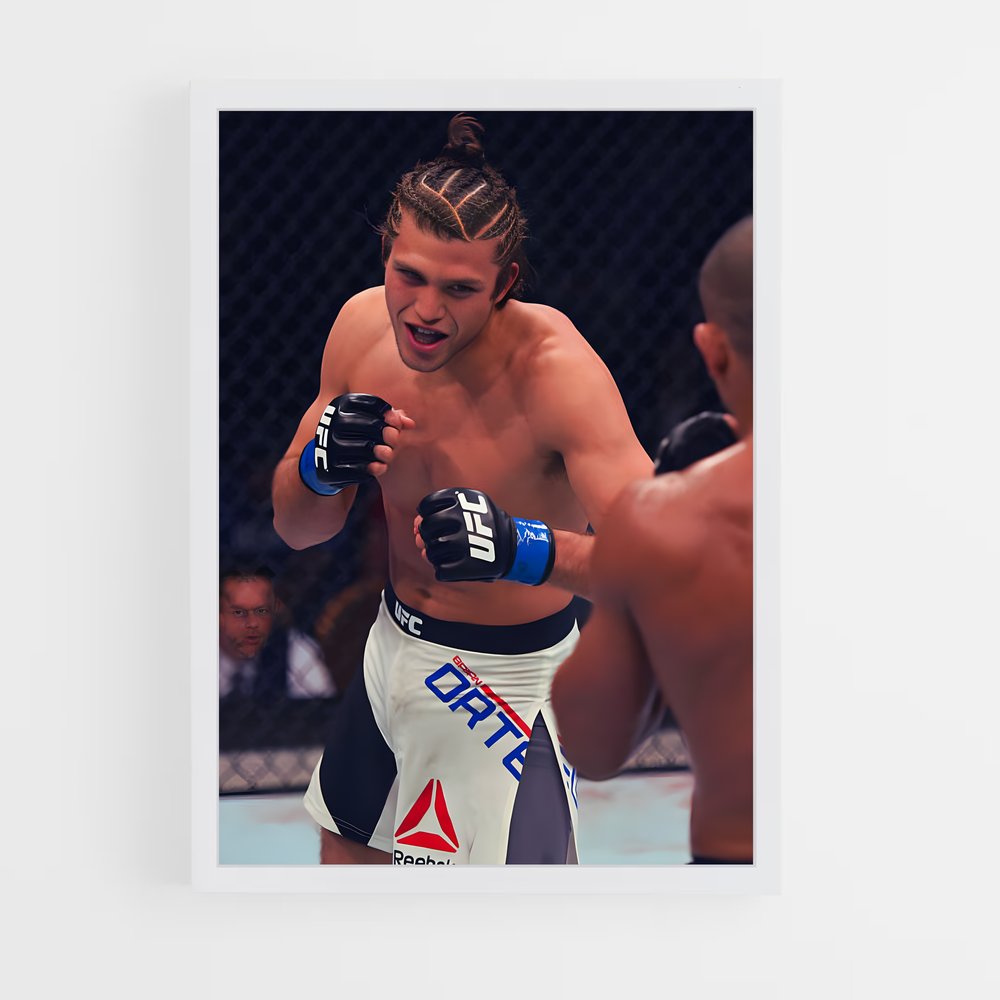 Poster Brian ortega short – affiche MMA (vue 3)